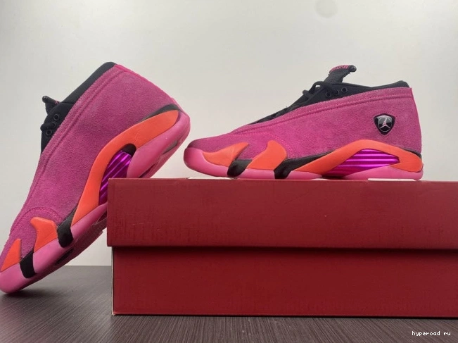 DH4121-600 (W) Pink 14 Jordan Shocking Low Retro 0527